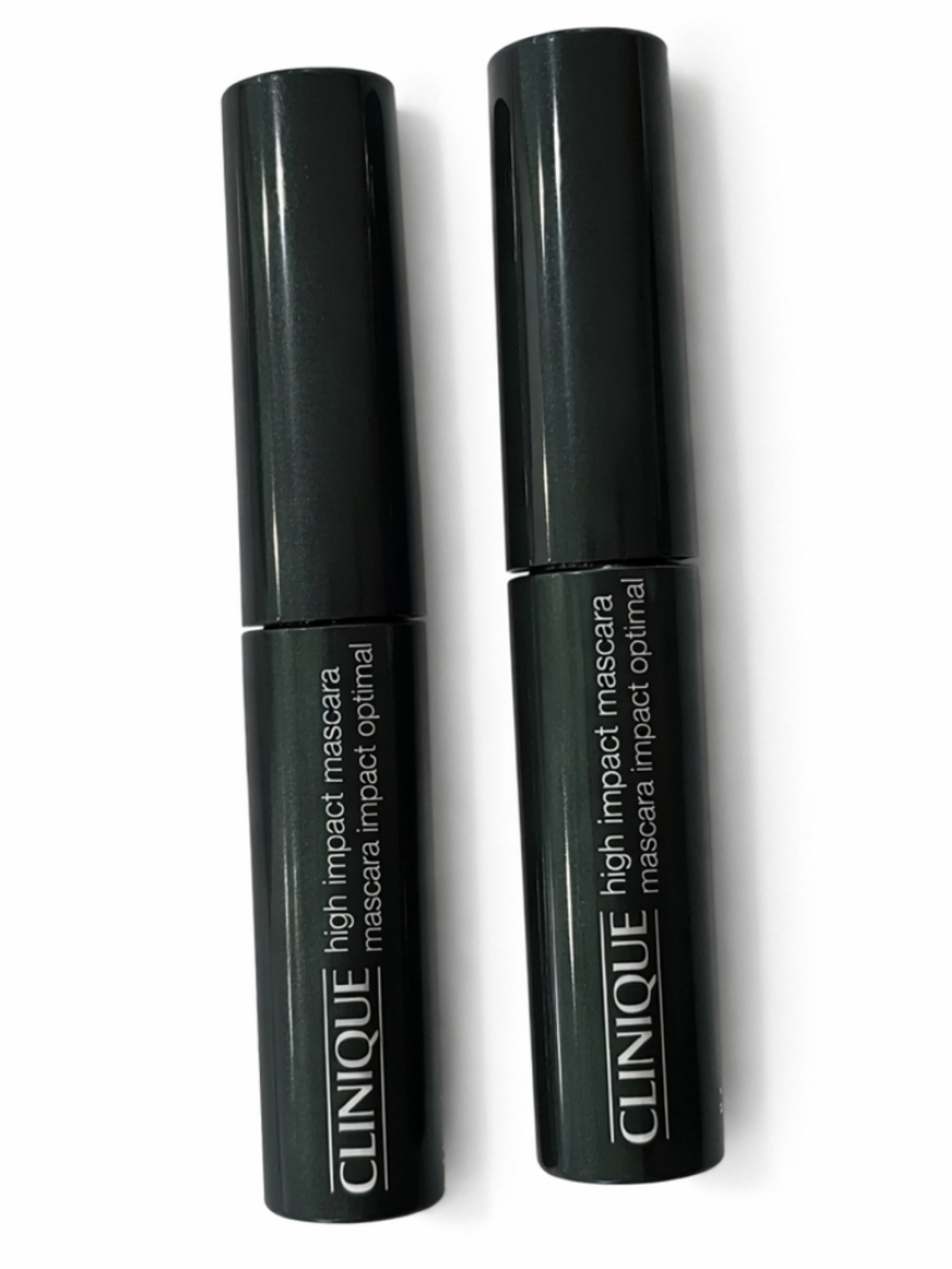 2 New Clinique High Impact Mascaras, 01 Black